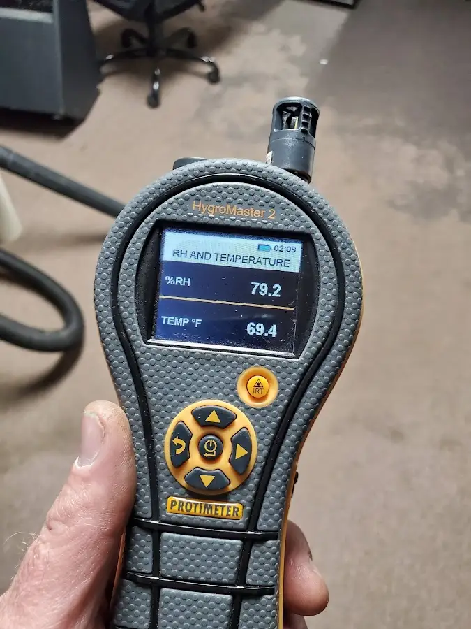 Moisture meter humidity assessment for Mold Remediation & Removal in Bon Air